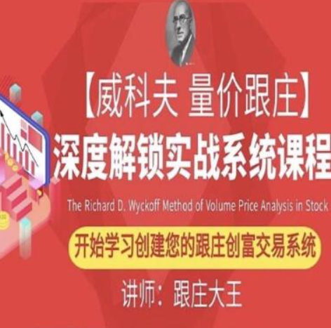 跟庄大王第七届威科夫量价跟庄培训班课程视频回放（包含PPT课件资料）